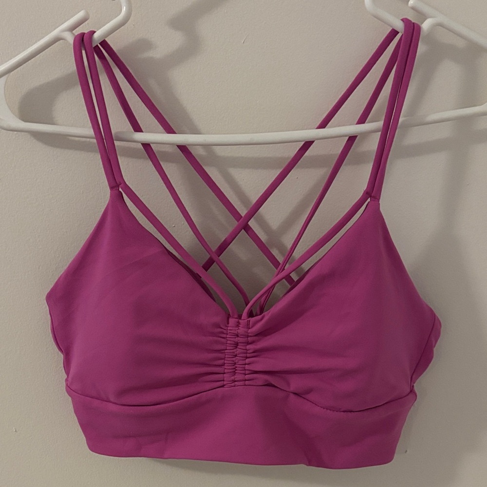 lululemon athletica Magenta Strappy Bra